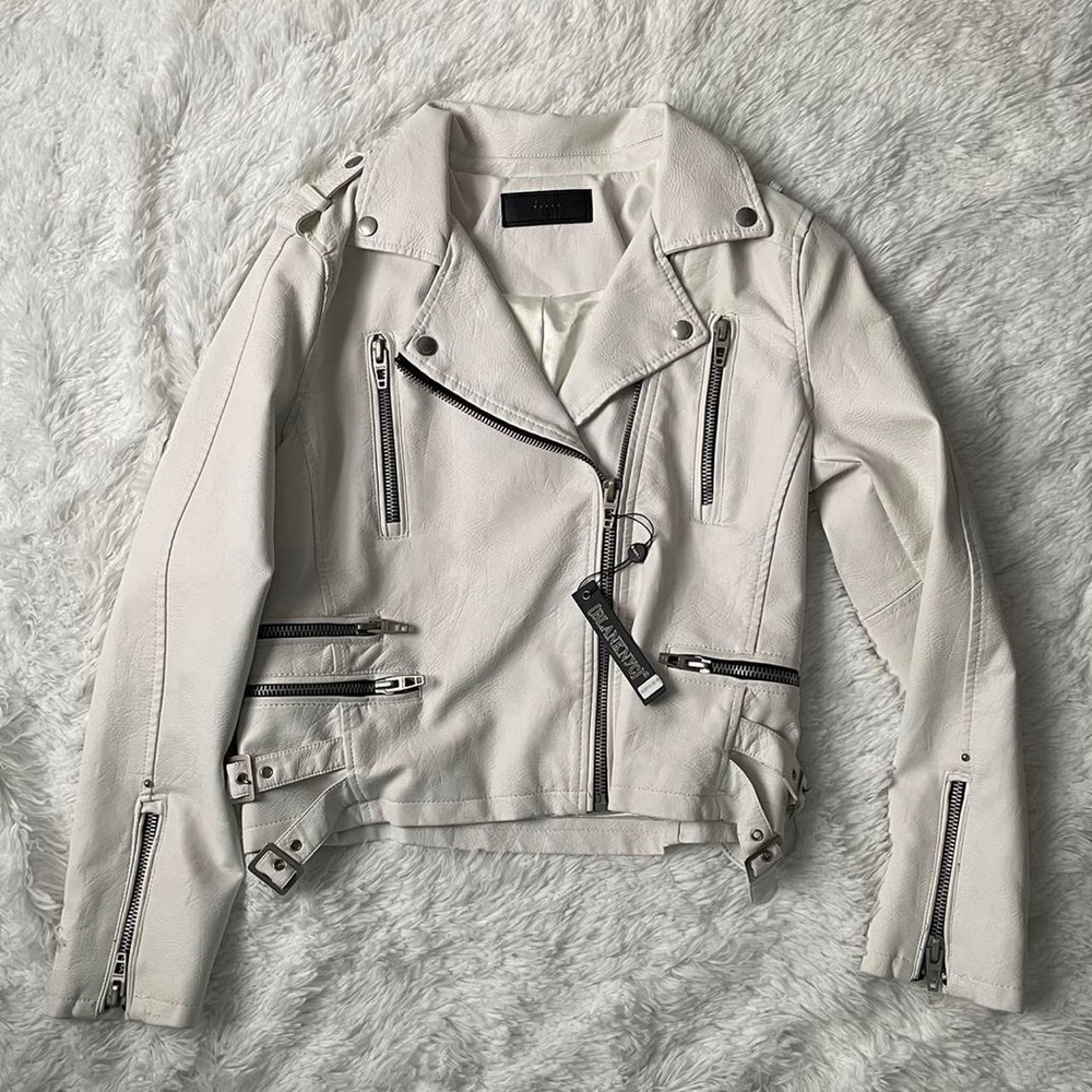 NWT Blank NYC cropped moto jacket